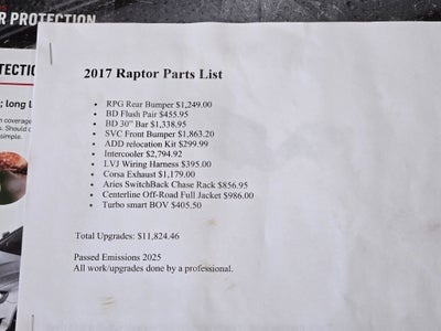 2017 Ford F-150 Raptor