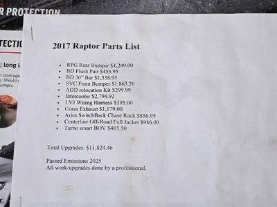 2017 Ford F-150 Raptor